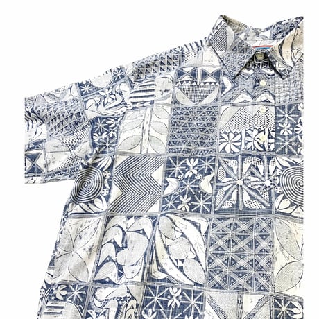 COTTON PULLOVER ALOHA SHIRT size XXL