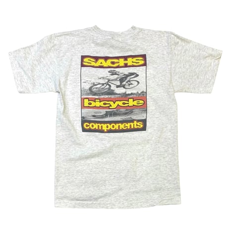 90's SACHS bicycle T-shirt Made in usa size M