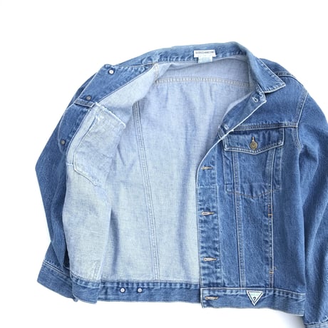 GUESS by GEORGES MARCIANO Denim Jkt 80s~ Size-S MADE IN USA