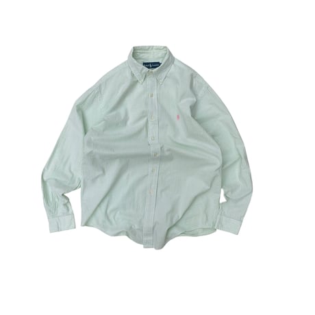Polo Ralph Lauren Seersucker Shirts Size-M CLASSIC FIT