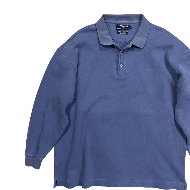 ☆25美品☆+CLOTHET Knit Polo-shirt ディープブルー 3 HATHAWAY SPORT Knit Polo Shirt Size-XXL | kirak