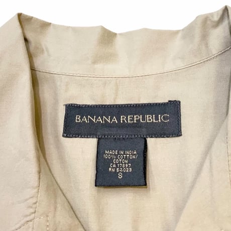 00's BANANA REPUBLIC CUBA SHIRT size S