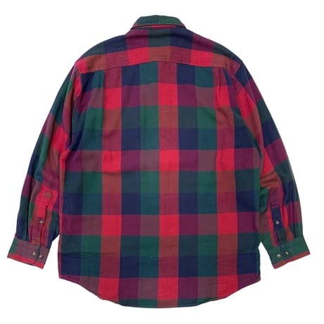 90's ORVIS COTTON CHECK SHIRT size L〜XL