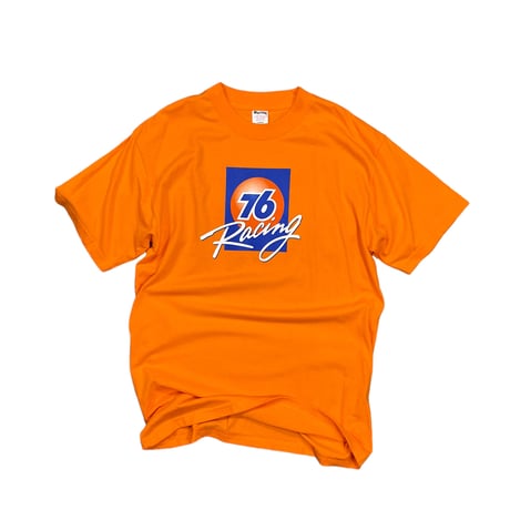 76Racing Tee Size-L MADE IN USA 90s~ Condition-mint