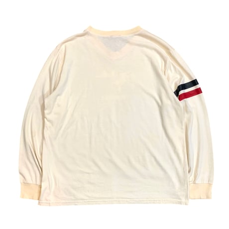90-00's California Motocross V Neck L/S Tee size XL・Made in usa