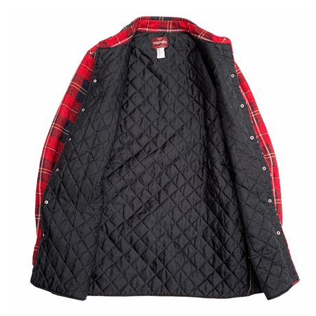 Wrangler QUILTING LINER CHECK SHIRT size M〜L程