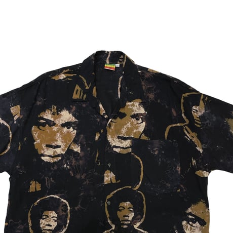 Jimi Hendrix 🔥 100% RAYON Shirt Size-L