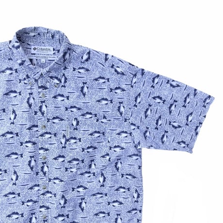 Columbia Fish B.D Shirts Size-XL