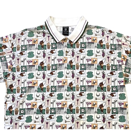 ⛳️WARNER BROS GOLF POLO SHIRT size L