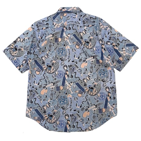 80-90's REI WOMEN'S NATIVE PATTERN SHIRT size S