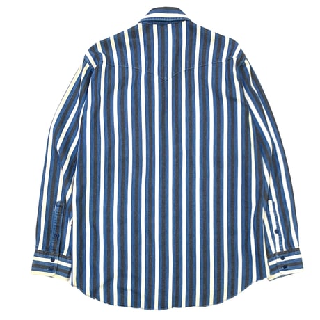 WRANGLER L/S STRIPED SHIRT MADE IN USA🇺🇸size L〜XL程