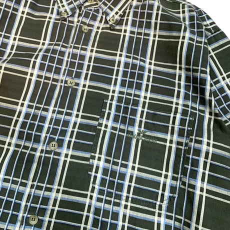 90's ARMANI JEANS L/S CHECK SHIRT size L