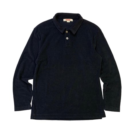 PILE L/S POLO SHIRT size L MADE IN USA