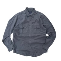 LANDS’ END Chamois Cloth Shirt Size-M 90s~