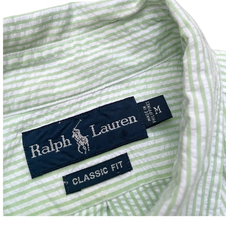 Polo Ralph Lauren Seersucker Shirts Size-M CLASSIC FIT