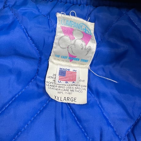 💙Mickey Varsity Jacket💙  Size-XXL MADE IN USA 90s~