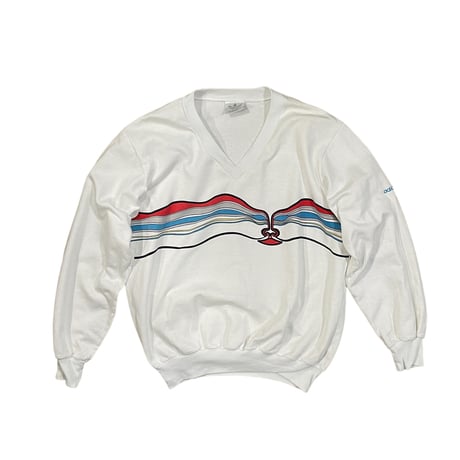 adidas Ivan Lendl Sweater  Size-M MADE IN USA 80s~