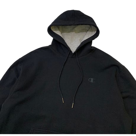 CHAMPION BLACK HOODIE size L