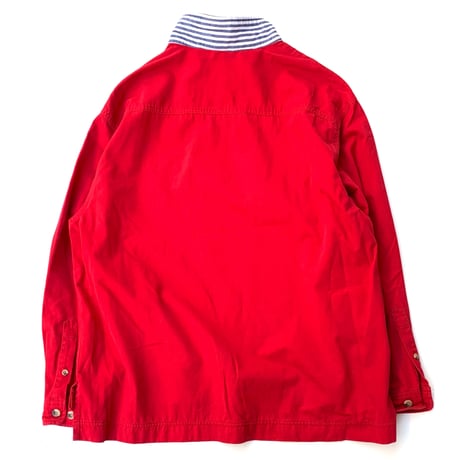 EDDIE BAUER COTTON HALF ZIP SHIRT size L