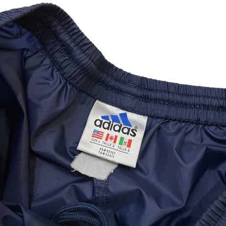 adidas NYLON Short Size-L 90s~