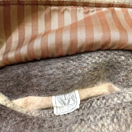 50's〜 BUCK SKIN OMBRE CHECK WOOL JACKET size L〜XL程