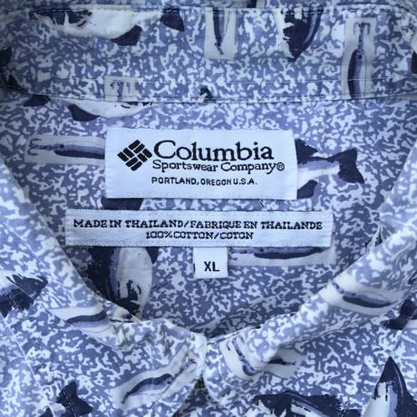 Columbia Fish B.D Shirts Size-XL