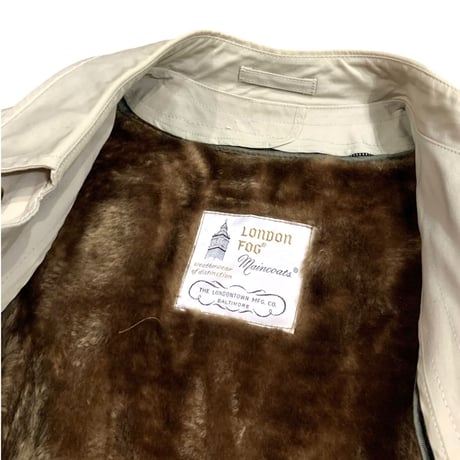 70-80's LONDON FOG BOA LINER COAT size 40(SHORT)