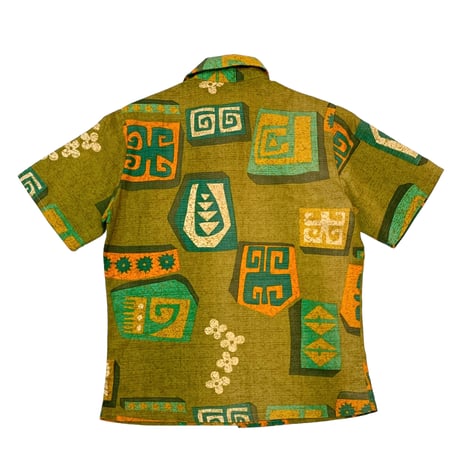 70's Sears Cotton Hawaiian Shirt size M