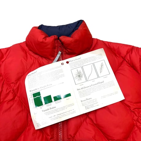 Dead Stock L.L.Bean Goose Down Jacket Packable size kids・L