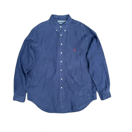 Polo Ralph Lauren 100%Linen L/s B.D Shirt Size2XLT