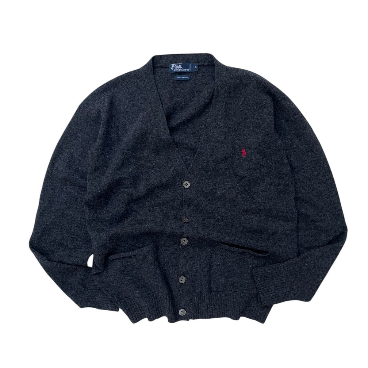 POLO Ralph Lauren 100% LAMBS WOOL Cardigan Siz