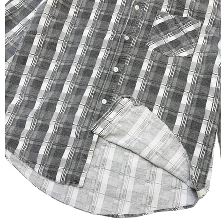 PRINT FLANNEL SHIRT size S〜M程
