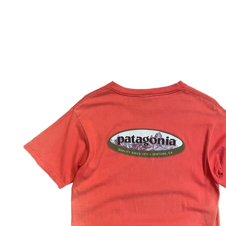 Patagonia Tee Size-S MADE IN USA 90s~