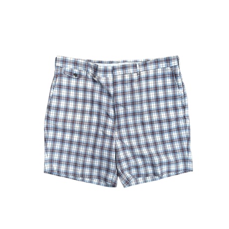 HARRIS Casual Check Shorts Size-L程 MADE IN USA90s~
