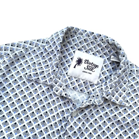 Vintage Silk S/s Shirt Size-L