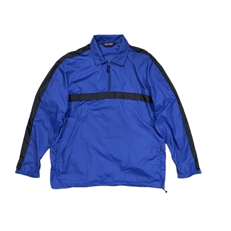 POLO GOLF NYLON Pullover Jkt Size-L Packable Blue