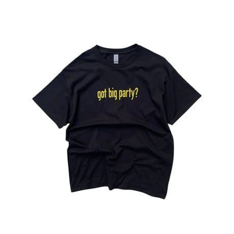 got big party? Black × Yellow Size-M.L