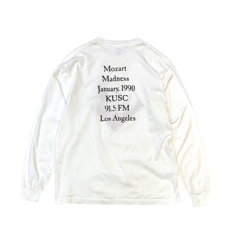 1990 KUSC Mozart L/S T-shirt Made in usa🇺🇸 size S程
