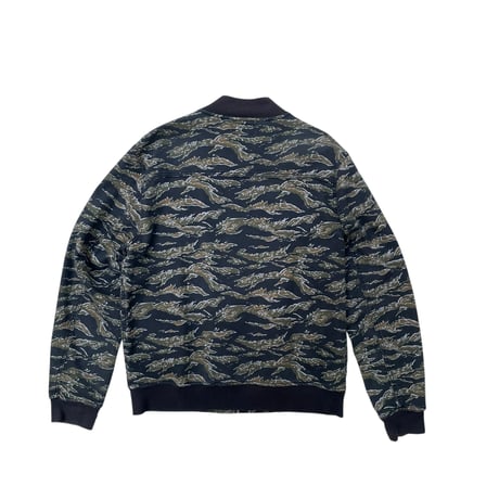 TRUE RELIGION Tiger Camo Zip Sweater Size-XL