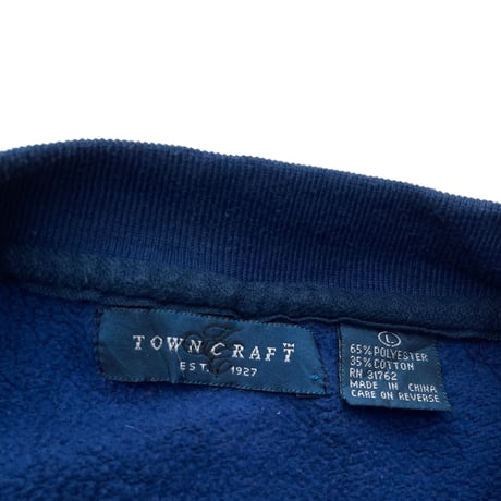 “ TOWNCRAFT “ Multi Color Sweater Size-L 90s~