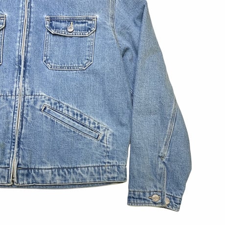 GAP BLUE JEANS  FLEECE LINER DENIM JACKET size M程
