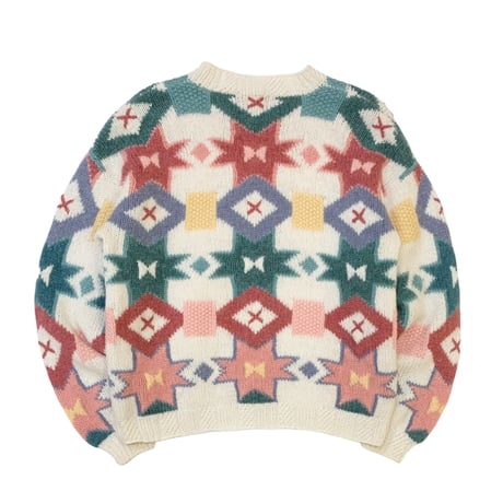 90's WOOLRICH HANDKNIT SWEATER size WONEN'S・L