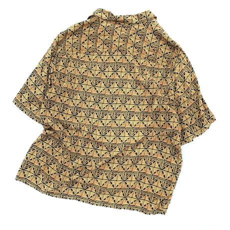 RAYON NATIVE PATTERN SHIRT size L程