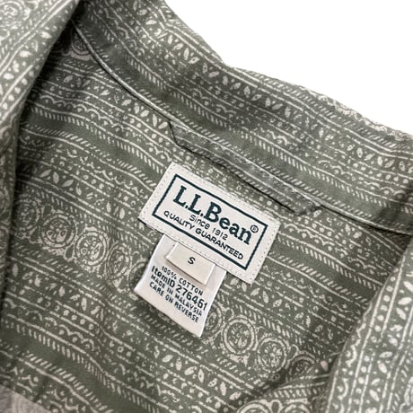 L.L.Bean Open Collar Shirt Size-S