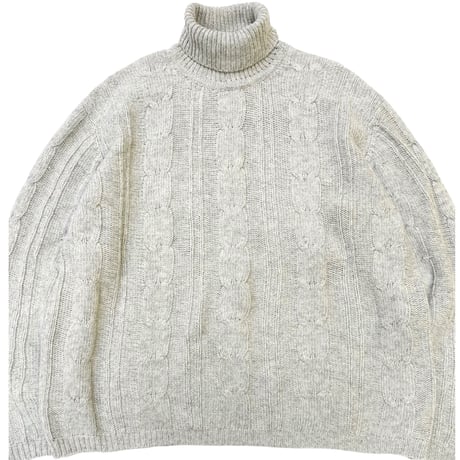 GAP TURTLE NECK CABLE KNIT size XL・MINT CONDITION