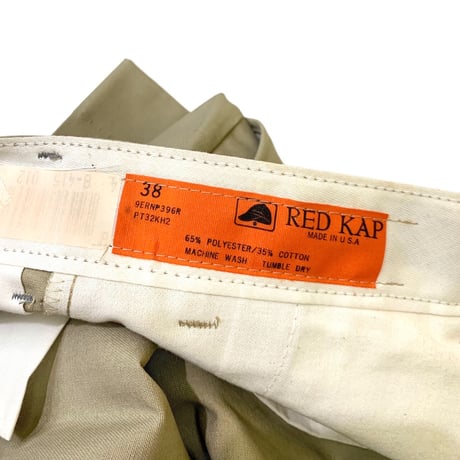 90's〜 RED KAP 2TACK WORK PANTS MADE IN USA🇺🇸 size 38inch