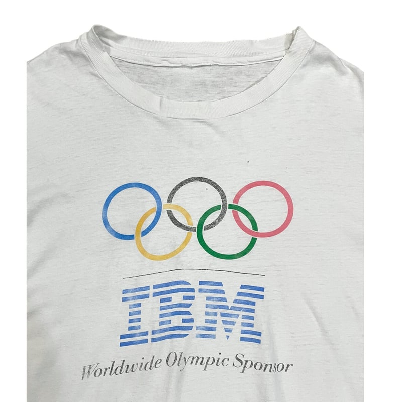 Olympic IBM Tee Size-XL程 MADE IN USA 90s~ | kir