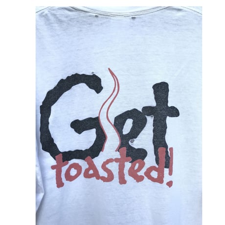 Get toasted! Heavy used tee Size-XL程