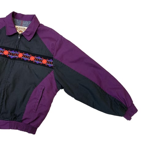 90's WESTERN FRONTIER BLANKET LINER JACKET size XL・MADE IN USA🇺🇸