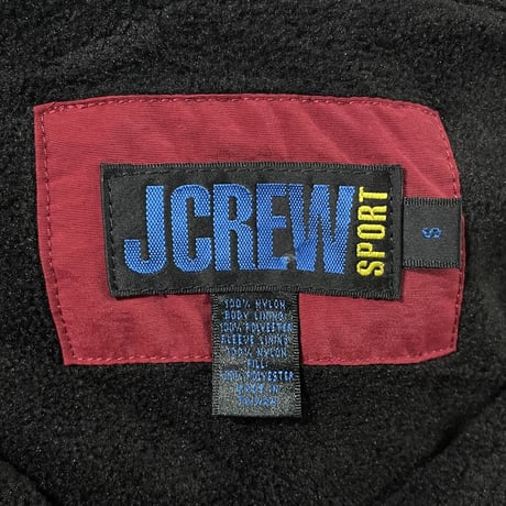 J.CREW SPORT Fleece Liner Pullover Jkt Size-S 90s~